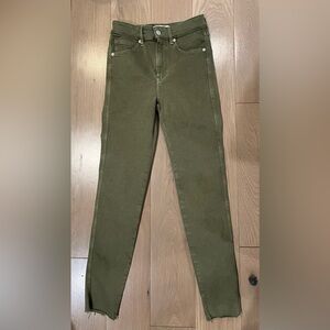Free People We the Free Jeans Green Size 26 [NEVER WORN]